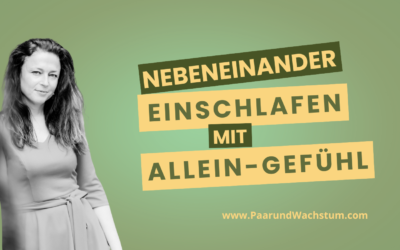 Nebeneinander einschlafen mit Alleingefühl